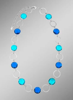 Schmuckset, 3-teilig, mit Kristallsteinen