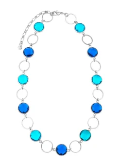 Schmuckset, 3-teilig, mit Kristallsteinen