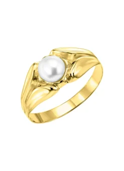 Schöner Damenring, mit Süßwasser-Zuchtperle
