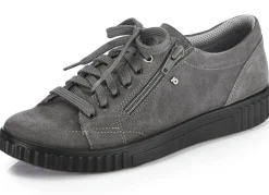 Schnürschuh aus hochwertigem Rind-Veloursleder