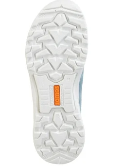 Schnürschuh aus Meshmaterial und Veloursleder