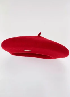 Seeberger, Damen-Baskenmütze, aus Schurwolle