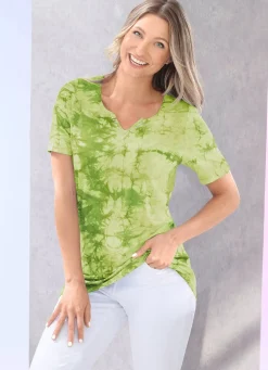 Shirt in Batik-Optik in 2 Farben