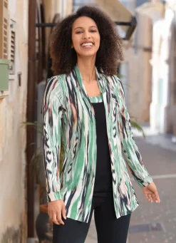 Shirt in Jacken-Optik