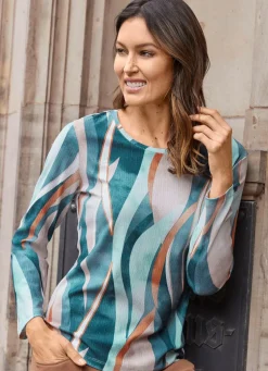 Shirt mit Allover Druck