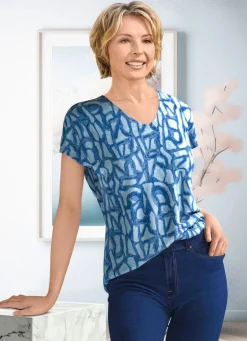 Shirt mit Allover-Druck