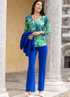 Shirt mit farbbrillantem Alloverdruck