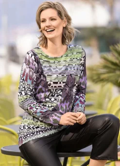 Shirt mit farbbrillantem Inkjet-Druck