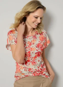 Shirt mit farbenfrohem Mustermix