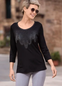 Shirt mit Flatlock-Naht