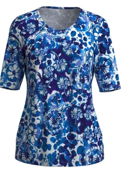 Shirt mit floralem Dessin