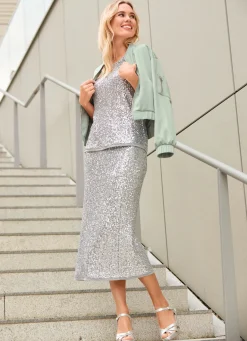 Shirt mit funkelnden Pailletten