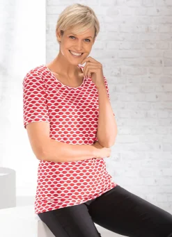 Shirt mit interessanter zweifarbiger Struktur in 2 Farben