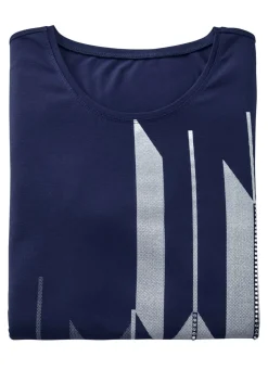 Shirt mit Kontrastdruck