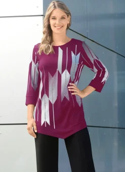 Shirt mit Kontrastdruck