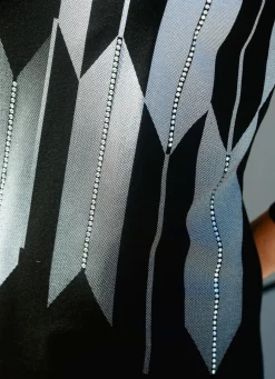 Shirt mit Kontrastdruck