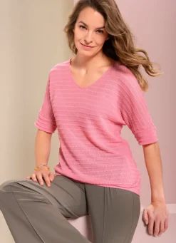 Shirt mit kurzen Fledermausärmeln