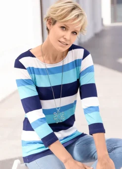 Shirt mit 3/4-langen Ärmeln