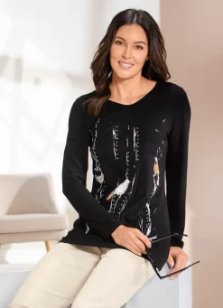 Shirt mit platziertem Druck