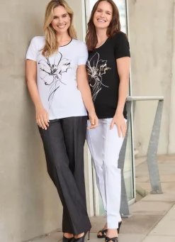 Shirt mit Plättchenzier