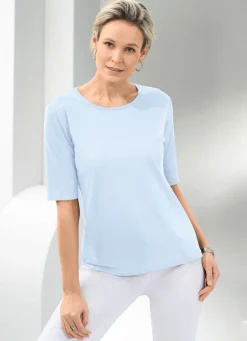 Shirt mit rundem Halsausschnitt in 10 Farben
