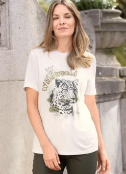 Shirt mit rundem Halsausschnitt