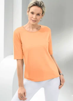 Shirt mit rundem Halsausschnitt in 10 Farben