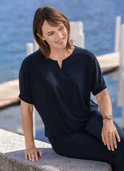 Shirt mit rundem Halsausschnitt