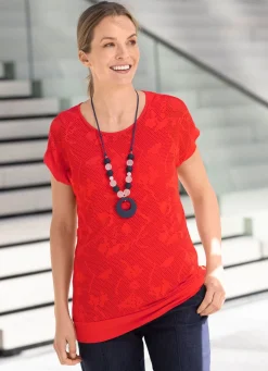 Shirt mit Rundhalsausschnitt