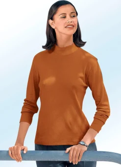 Shirt mit Stehkragen