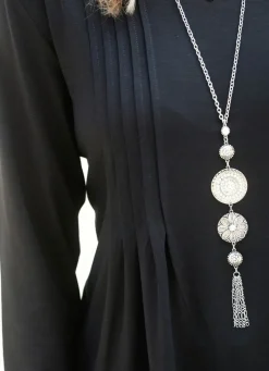 Shirt mit Stehkragen in 2 Farben