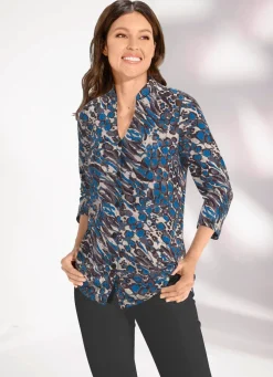 Shirtbluse mit Knopfleiste