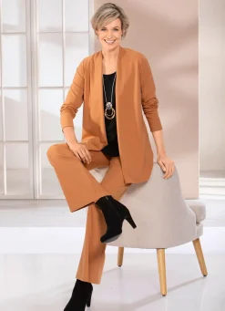 Shirtjacke in verschlussloser Form in 4 Farben