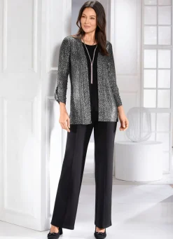 Shirtjacke in verschlussloser Form