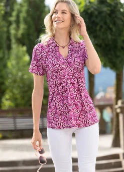 Shirt-Tunika in Kurzarm