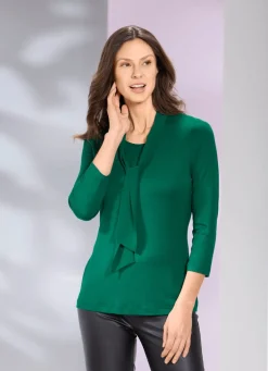 Shirt-Tunika mit Bindeschluppe