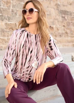 Shirt-Tunika mit hübscher Fältelung