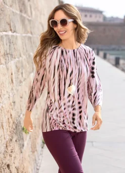 Shirt-Tunika mit hübscher Fältelung