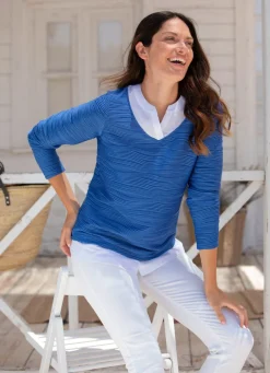 Shirt-Tunika mit 2-in-1-Optik