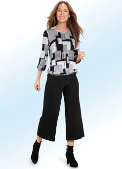 Shirt-Tunika mit Schmuckknöpfen