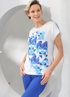 Shirt-Tunika mit tollem Bordüren-Druck