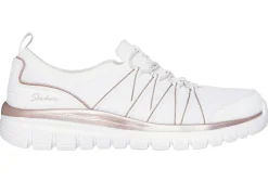 SKECHERS, trendige Damen-Slipper, aus gestricktem Mesh-Material