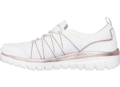 SKECHERS, trendige Damen-Slipper, aus gestricktem Mesh-Material