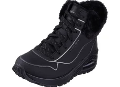 SKECHERS, gefütterte Damen-Boots, Winterschuhe, mit flauschigem Plüschkragen