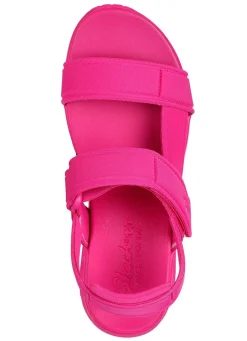 SKECHERS Sandale aus dehnbarem Textilmaterial