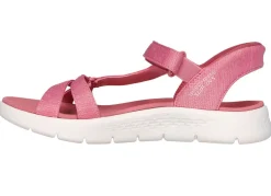 SKECHERS, sportliche Damen-Sandalen, mit geformter Slip-Ins Fersenplatte