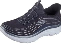 SKECHERS, stylische Damen-Sneaker, mit geformter Slip-Ins Fersenplatte