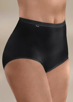 Sloggi Dreierpack Maxi Slip mit elastischen Abschlüssen