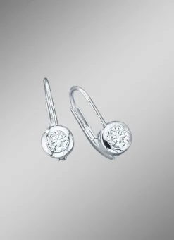 Solitärohrringe mit Brillanten