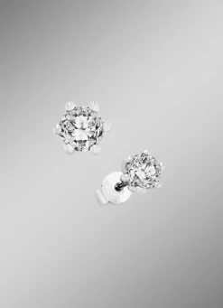 Solitär-Ohrstecker mit Brillanten